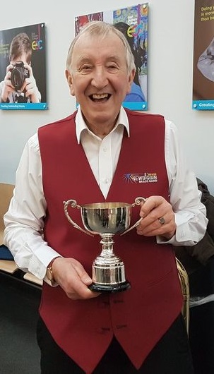 Dennis Todd with trophy