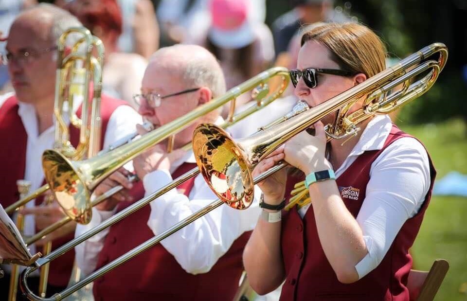 Jayess Newbiggin Brass Band Trombone Section